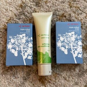 NEW Lot Of 3 Vegan Red Flower Asian Neroli & Desert Sweetgrass - paraben-free